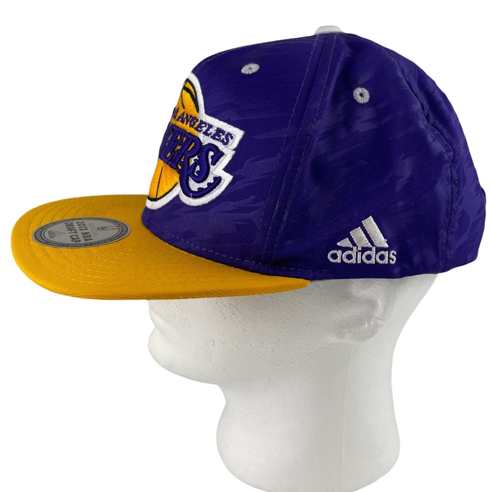 Los Angeles Lakers SnapBack 2013 Draft Cap Hat Flat-brimmed Logo Embroidered NBA - Picture 2 of 16